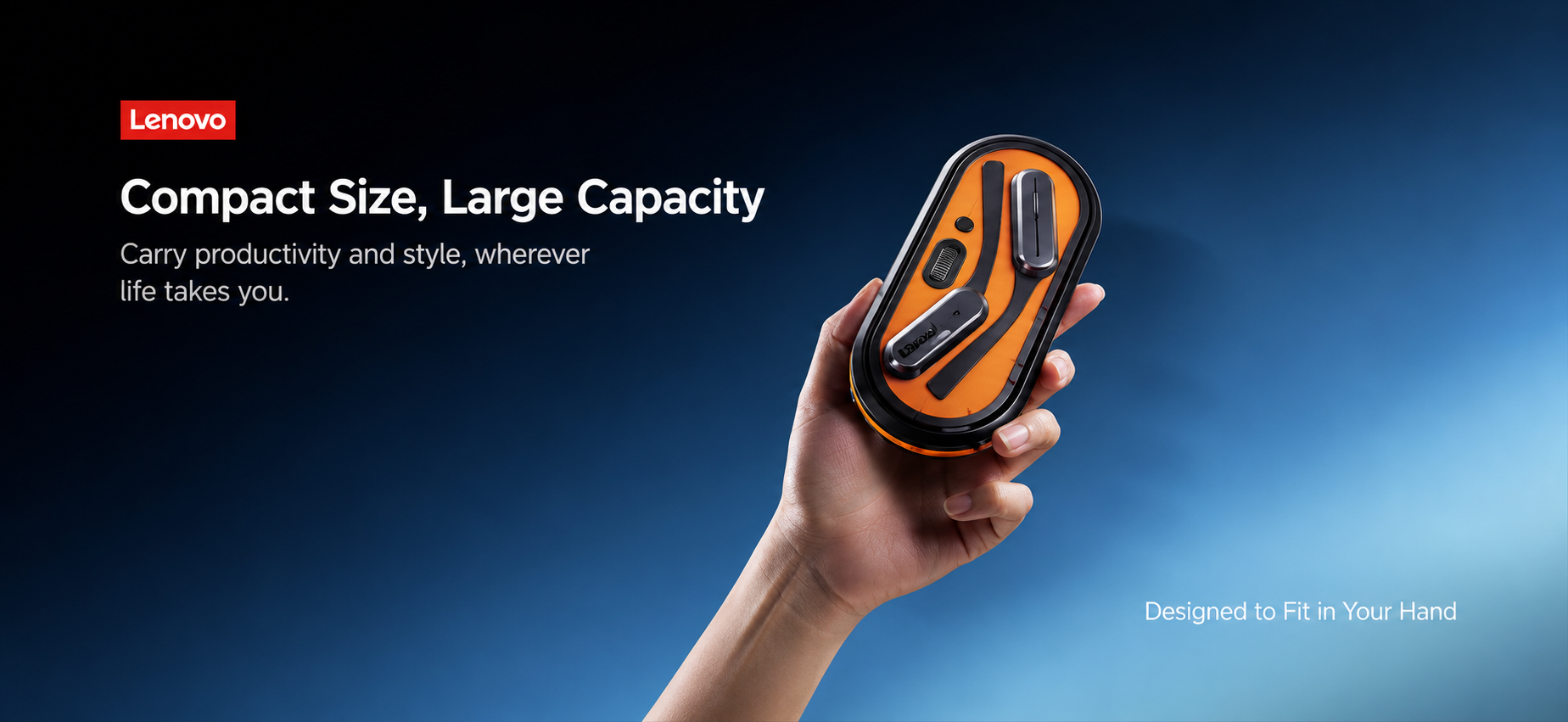 Compact size and large capacity